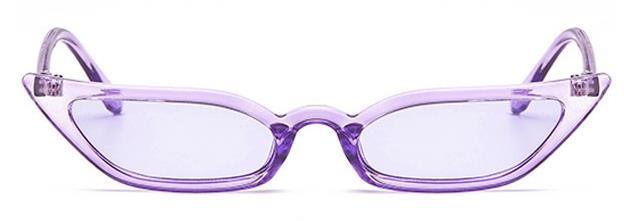 New Women Cateye Vintage Small Sunglasses Brand Designer Retro Female Lady Eyeglass Cat Eye In Vintage Old Style