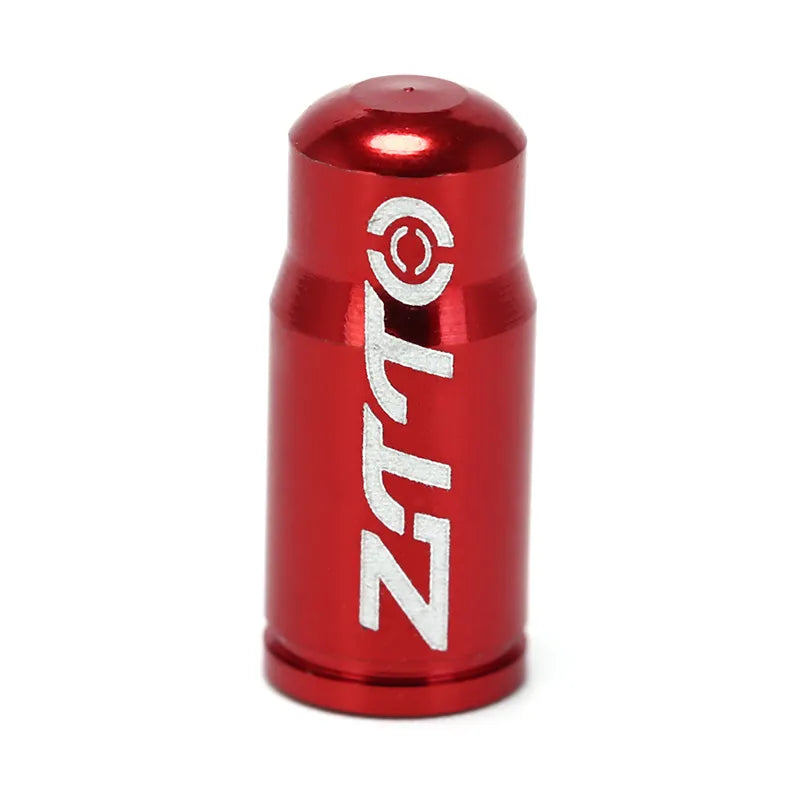 Red cylindrical valve cover with 'Zeta' branding on a white background