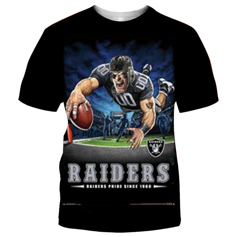 Oversized Sport Black Football Teams Unisex T Shirts