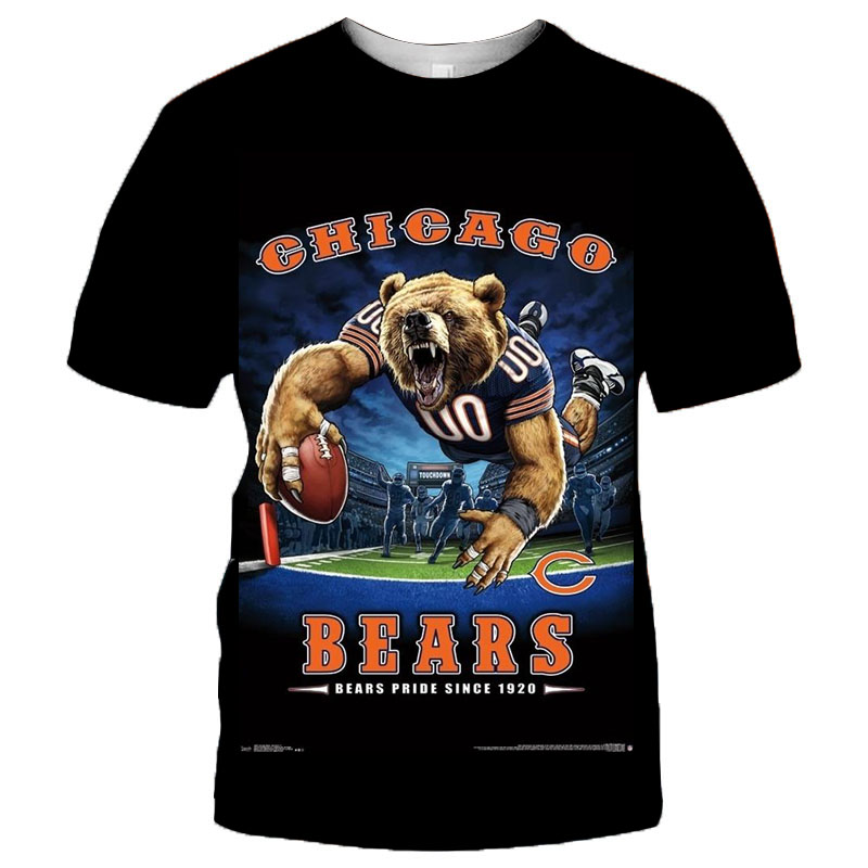 Oversized Sport Black Football Teams Unisex T Shirts