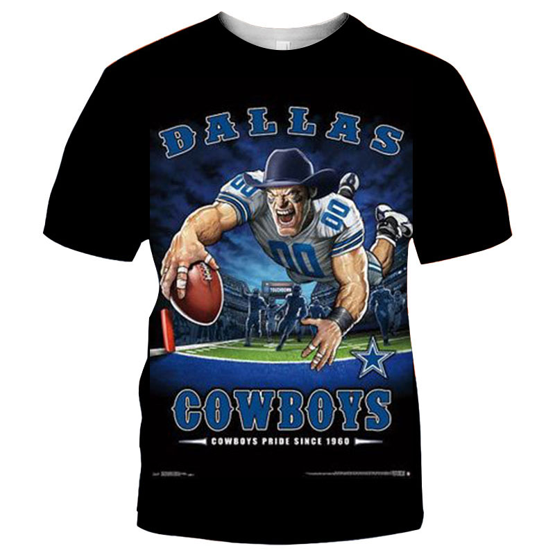 Oversized Sport Black Football Teams Unisex T Shirts