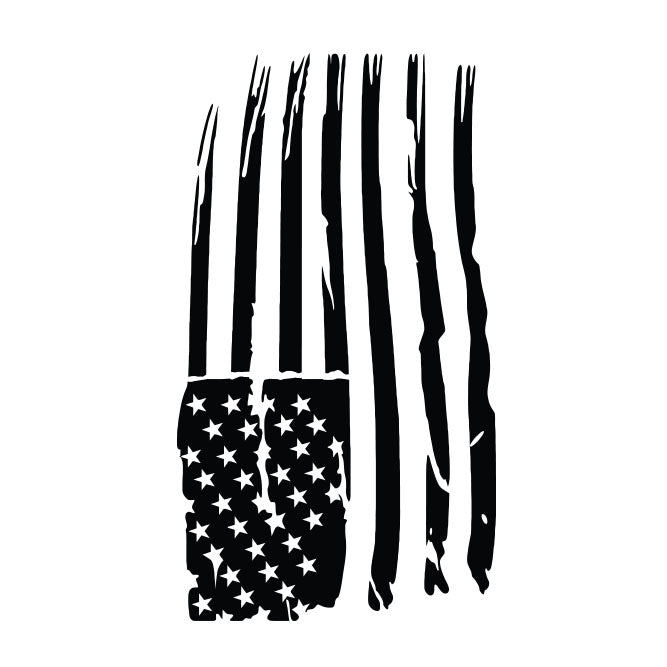 Grunge Flag Hood Graphic