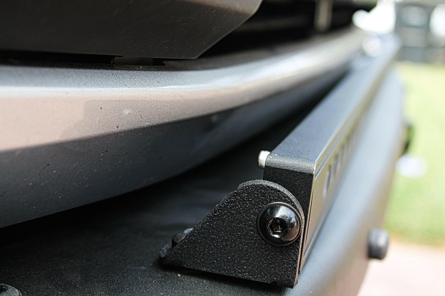 Close-up of a car LED Light Bars