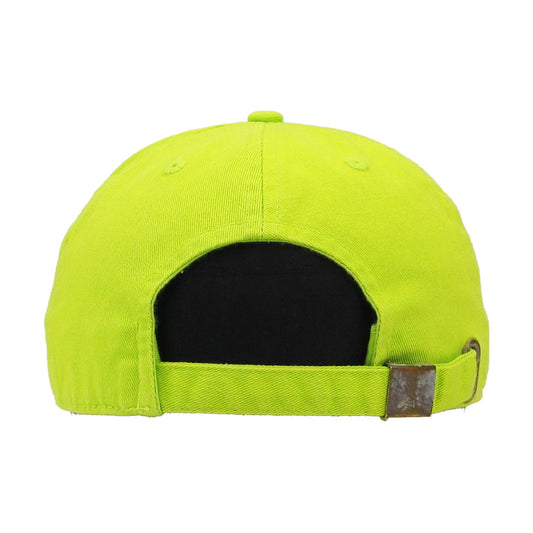 De lo mio embroidered Logo Vintage Hats (Neon Lime-Full Color)
