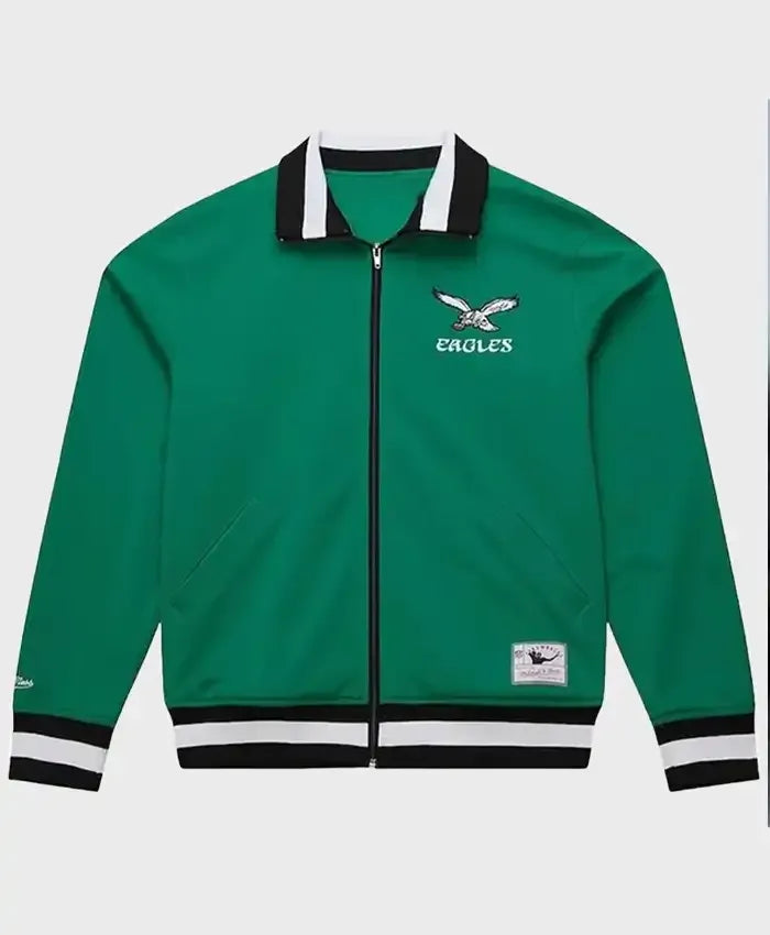 Philadelphia Eagles Retro Green Track Jacket