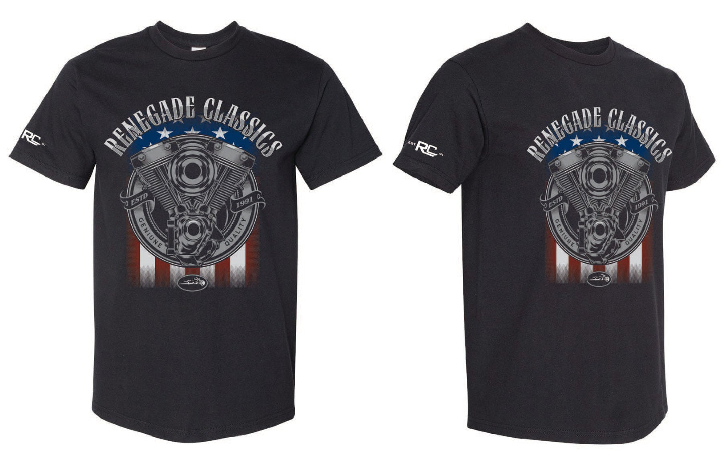 Renegade Classics T shirt from different angles