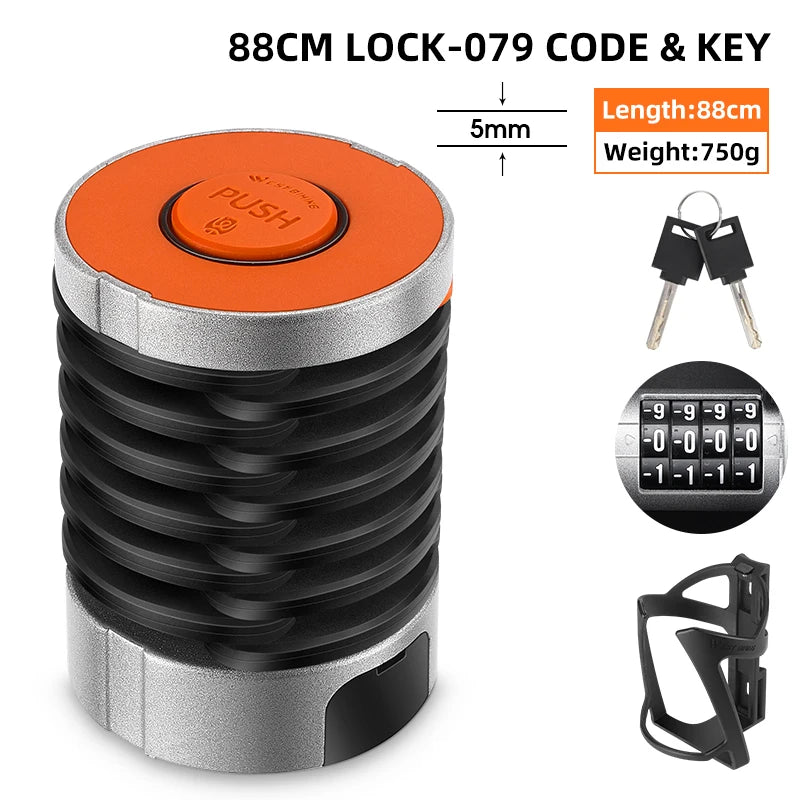 88CM Lock-079 with keys and digital code lock on a white background