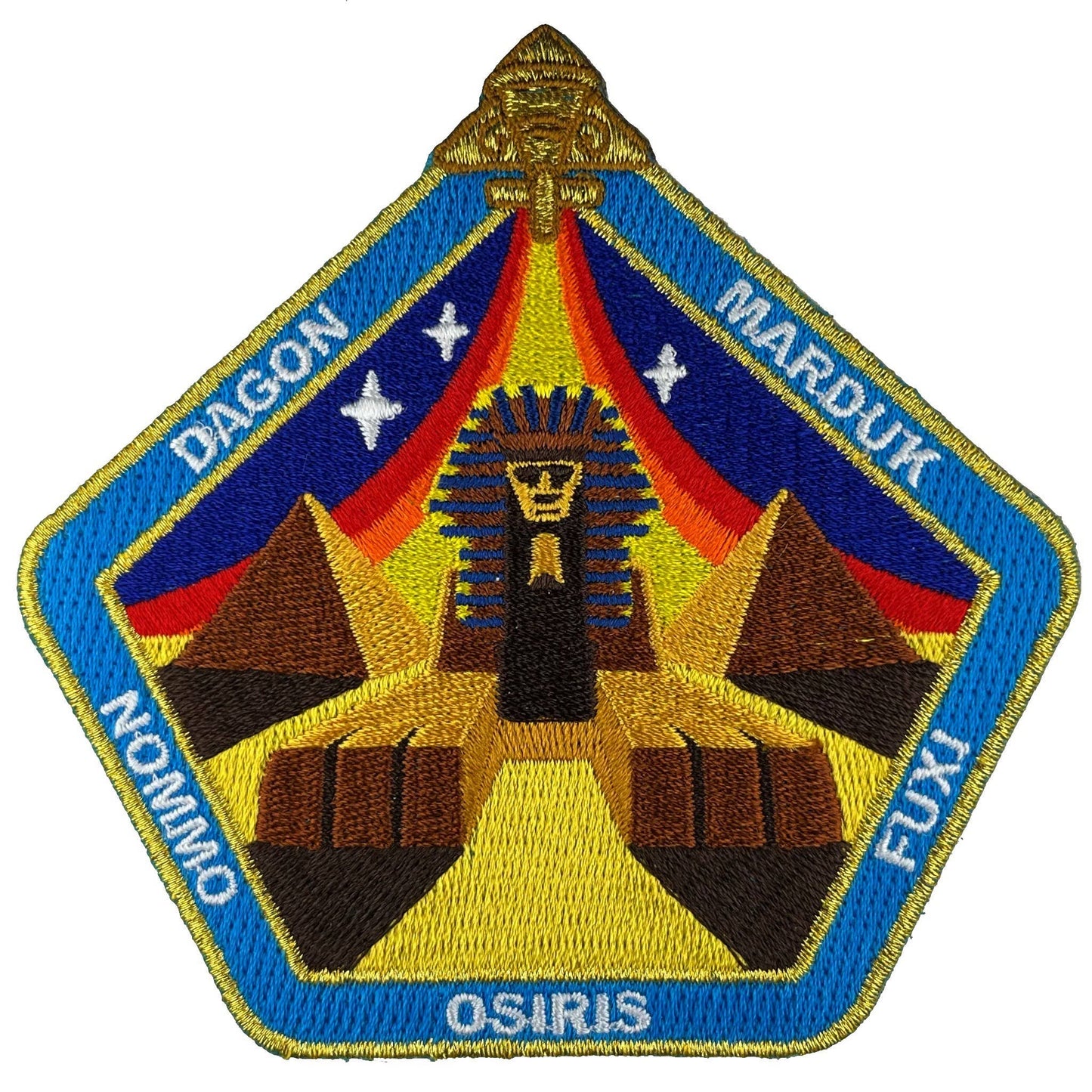 Sphinx Central - Nazca Ancient Astronaut Mission Patch: Iron-on