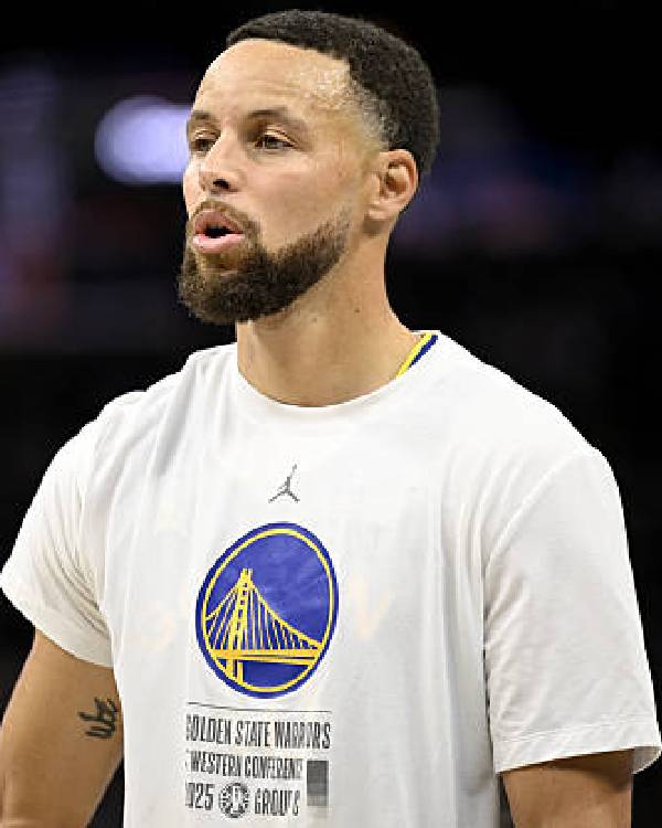 Stephen Curry White Graphic T-Shirt