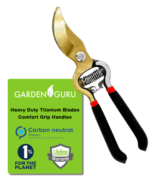 Titanium Bypass Garden Pruner Clippers