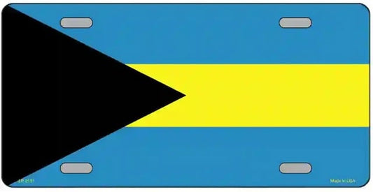 Bahama Flag Metal Novelty License Plate Auto Tag