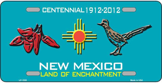 Red Chili & Road Runner New Mexico License Plate