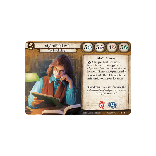 Arkham Horror LCG: Investigator Deck - Carolyn Fern