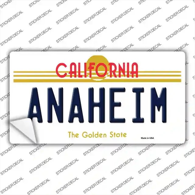 Anaheim California Bumper Sticker