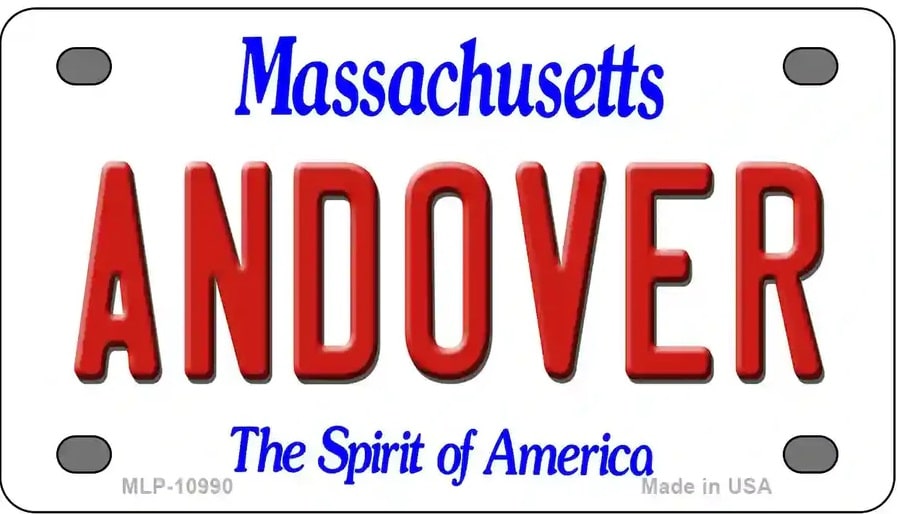 Andover Massachusetts License Plates