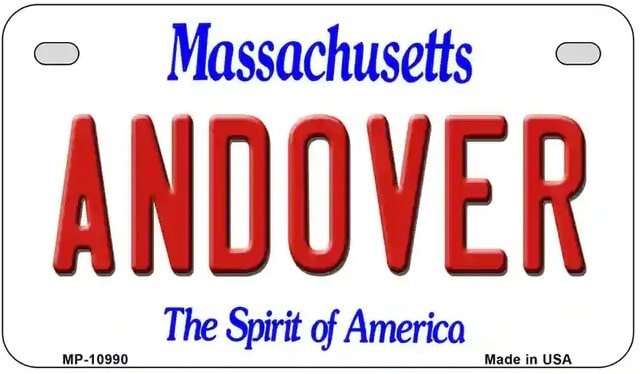Andover Massachusetts License Plates