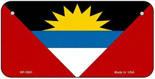 Antigua & Barbuda Flag Bicycle License Plate
