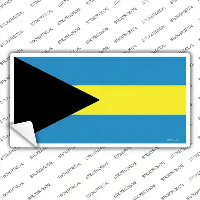 Bahama Flag Novelty Sticker Decal