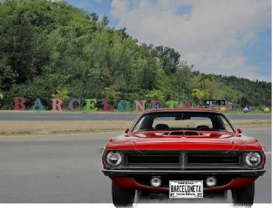 Car On Beach Barcelonetta Puerto Rico