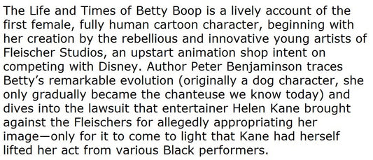 The Life and Times of Betty Boop: The 100-Year History of an Animated Icon