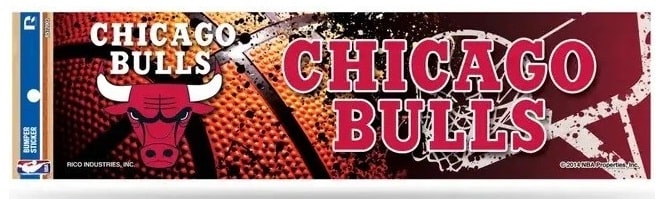 Chicago Bulls NBA Bumper Sticker