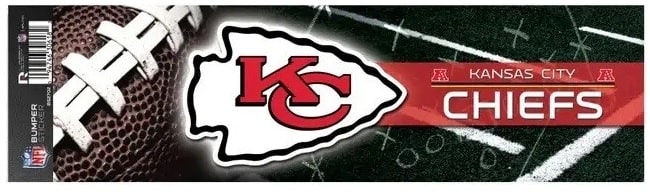 Kansas City Chiefs NFL Bumper Sticker