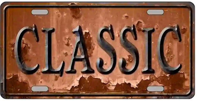 Classic Novelty License Plate