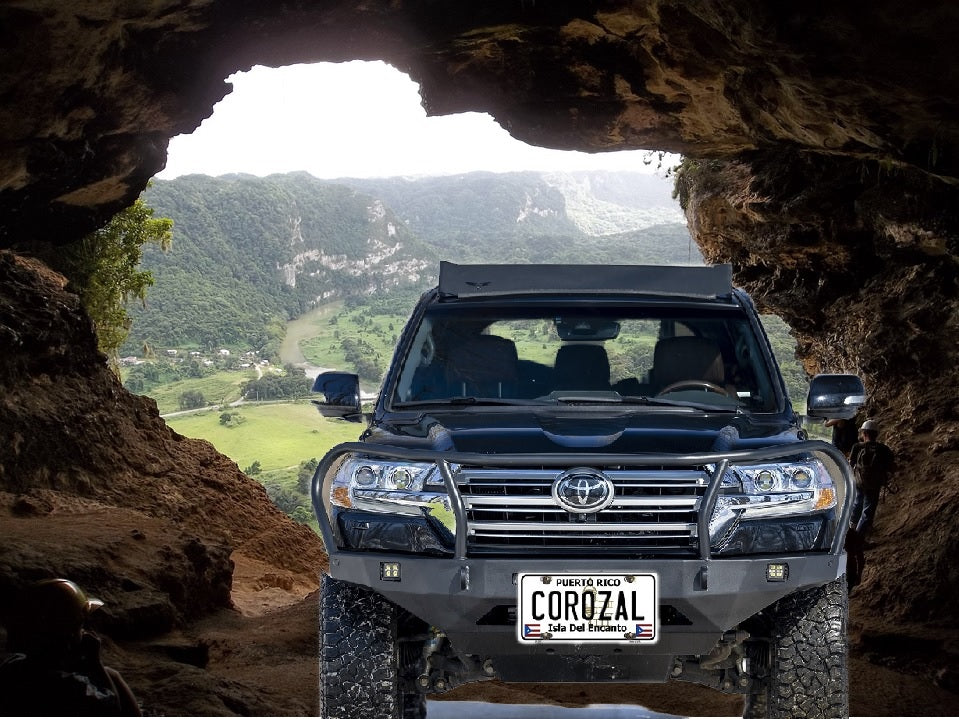 Corozal License Plate Mounted On Vehicle
