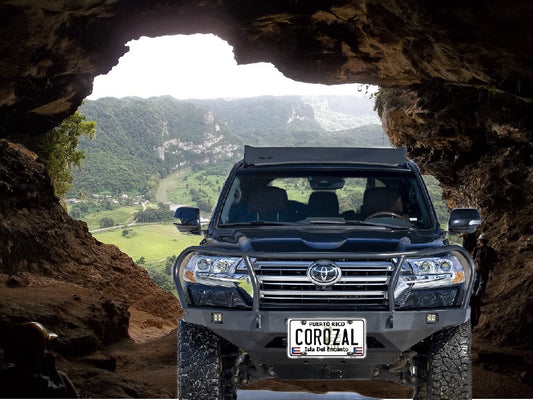 Corozal License Plate Mounted On Vehicle