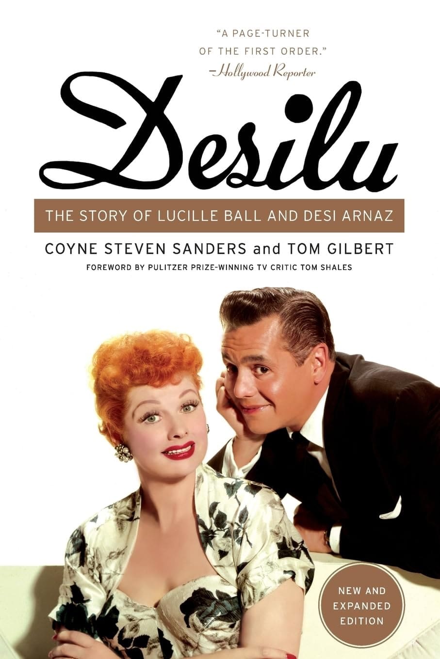 Book cover of 'Desilu: The Story of Lucille Ball and Desi Arnaz' with a photo of the couple.
