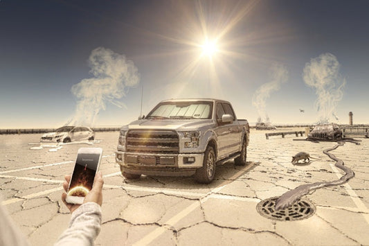 Husky Liners 2024 Ford Ranger CC Custom Fit Sunshade - Silver