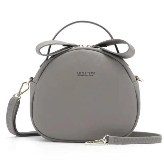 Elegant Cute Geometrical Women Handbag Soft PU Leather Women's Crossbody Messenger Bags Round Ladies Shoulder Bag