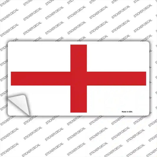 England Flag Novelty Sticker Decal
