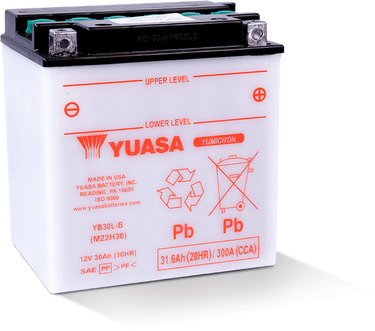 Yuasa YB30L-B Yumicron CX 12-Volt Battery