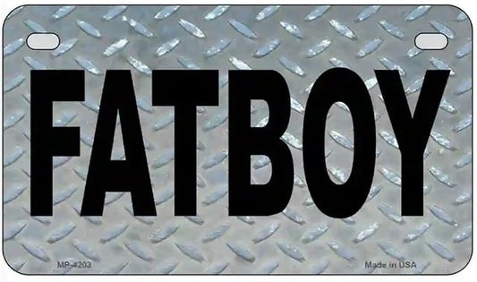 FATBOY Motorcycle License Plate