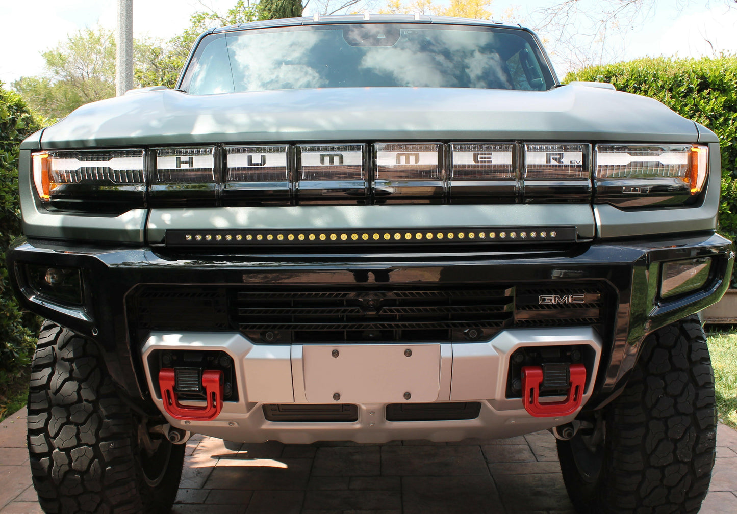 2022+ GMC Hummer EV Bumper 40in Light Bar - Slim