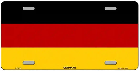 Germany Flag Metal Novelty License Plate Style Sign