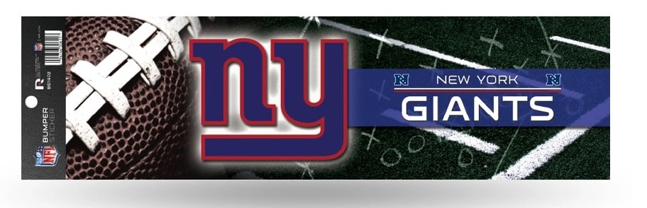 NY Giants NFL Bumper Sticker