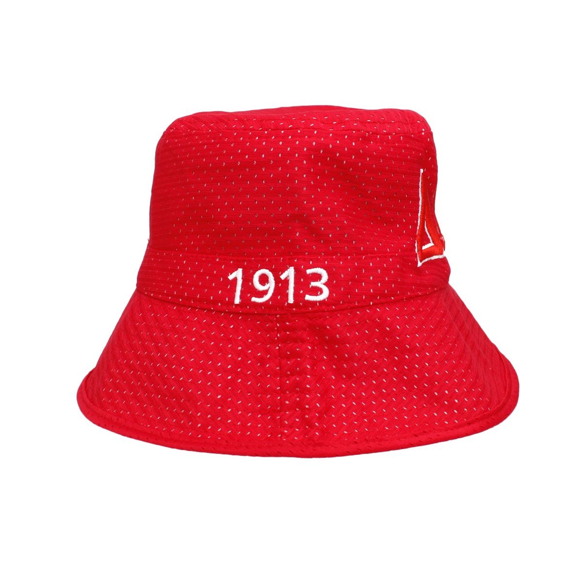 DST Sorority Red Mesh Embroidered Bucket Hat