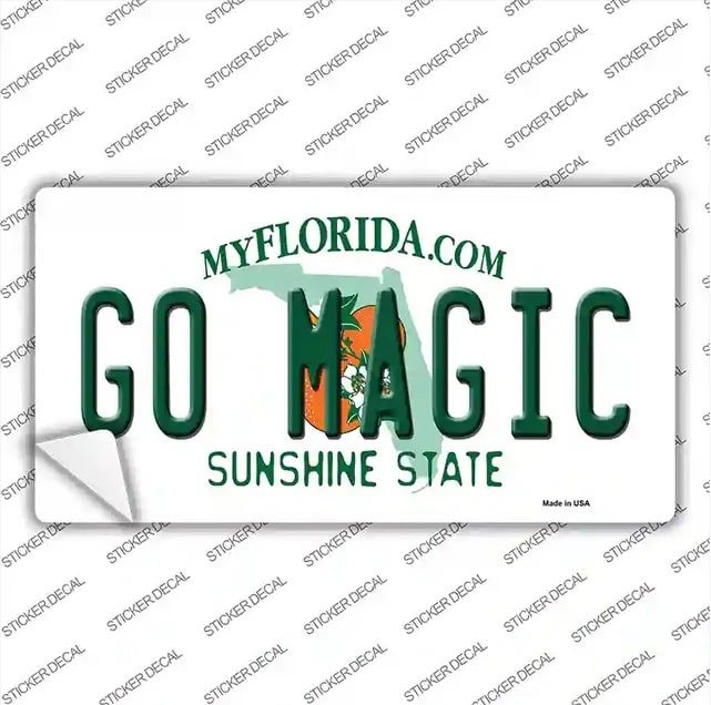 Go Magic Peel and Stick Bumper Stickers
