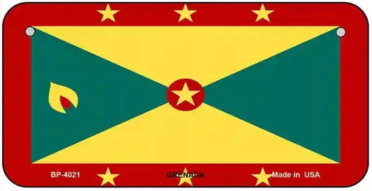 Grenada Flag Bicycle License Plate