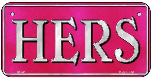 HERS Bicycle License Plate