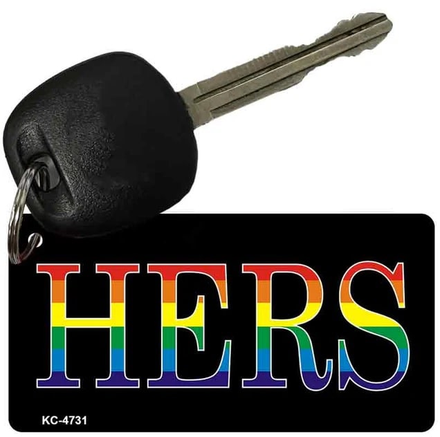 HERS Rainbow Key Chain