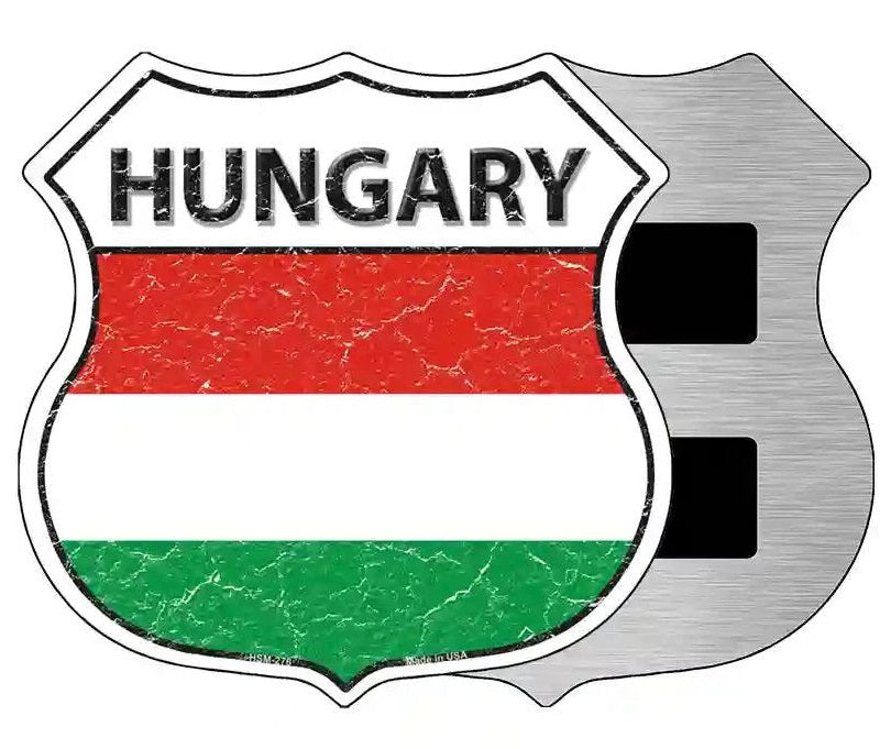 Hungary Highway Shield Magnet