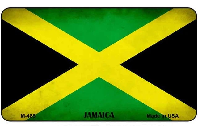 Jamaican Flag Refrigerator Magnet