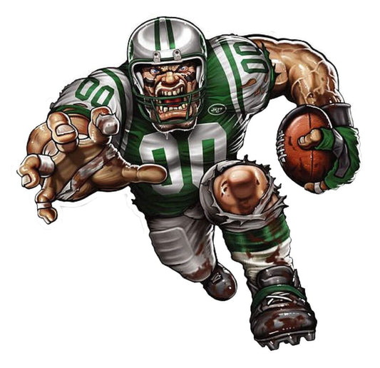 NY Jets Player Cartoon