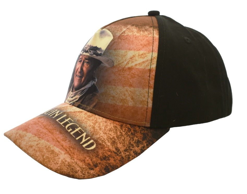 Side View John Wayne American Legend Ball Cap