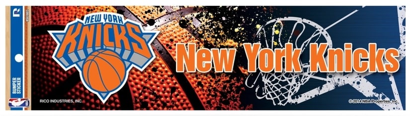 NY Knicks NBA Bumper Sticker