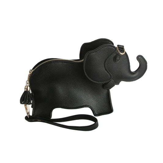 Bag Black Elephant Crossbody Clutch for Women