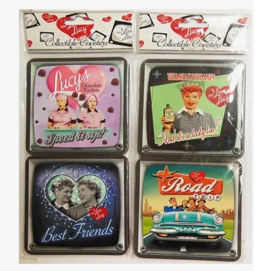 Lucille Ball / I Love Lucy Coasters